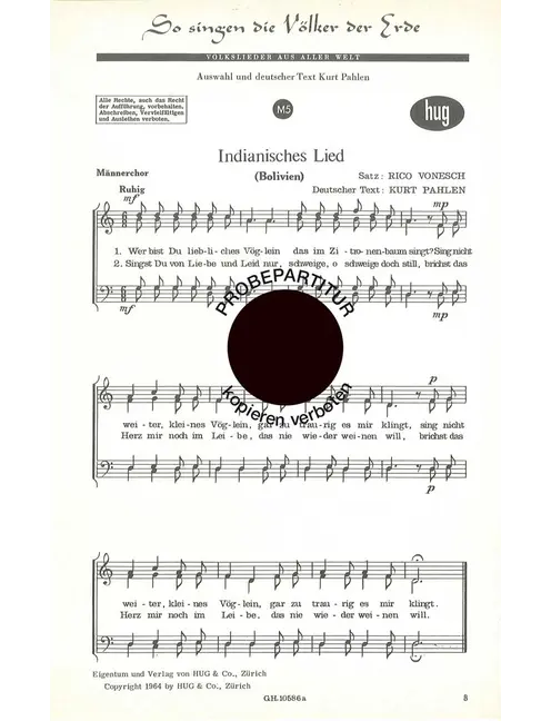 So singen die Völker der Erde 5